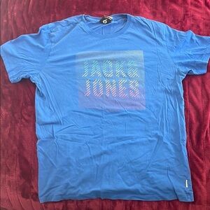 Jack & Jones Vibrant Blue Tee with Graphic